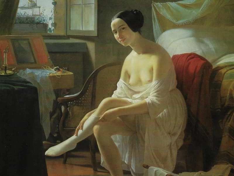 1813-Eliseo Sala - La toilette del mattino, 1846